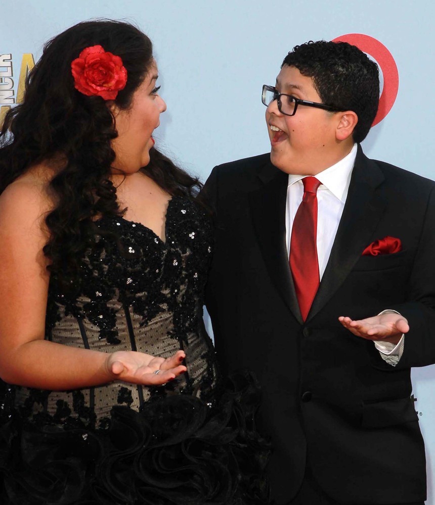 Raini Rodriguez;Rico Rodriguez;<br>2012 NCLR ALMA Awards - Arrivals