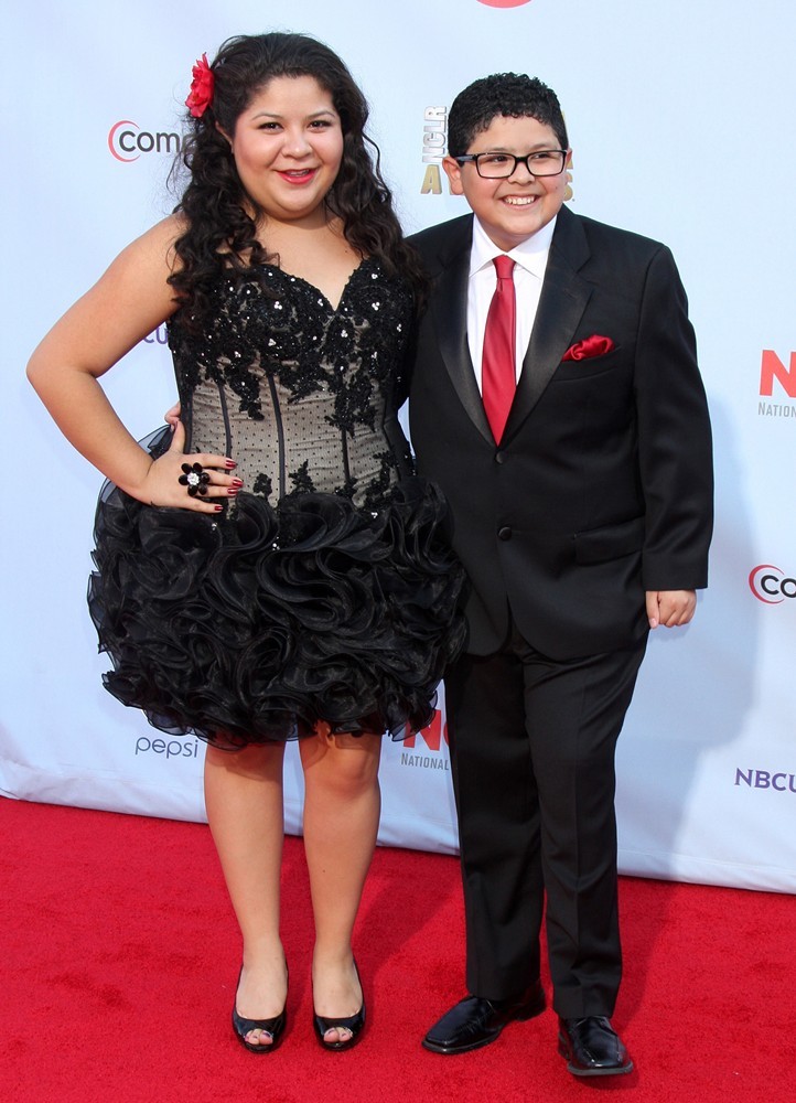Raini Rodriguez;Rico Rodriguez;<br>2012 NCLR ALMA Awards - Arrivals