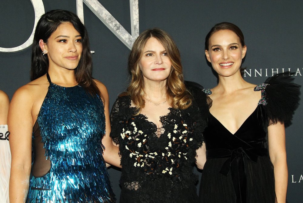 Gina Rodriguez, Jennifer Jason Leigh, Natalie Portman<br>Annihilation Los Angeles Premiere