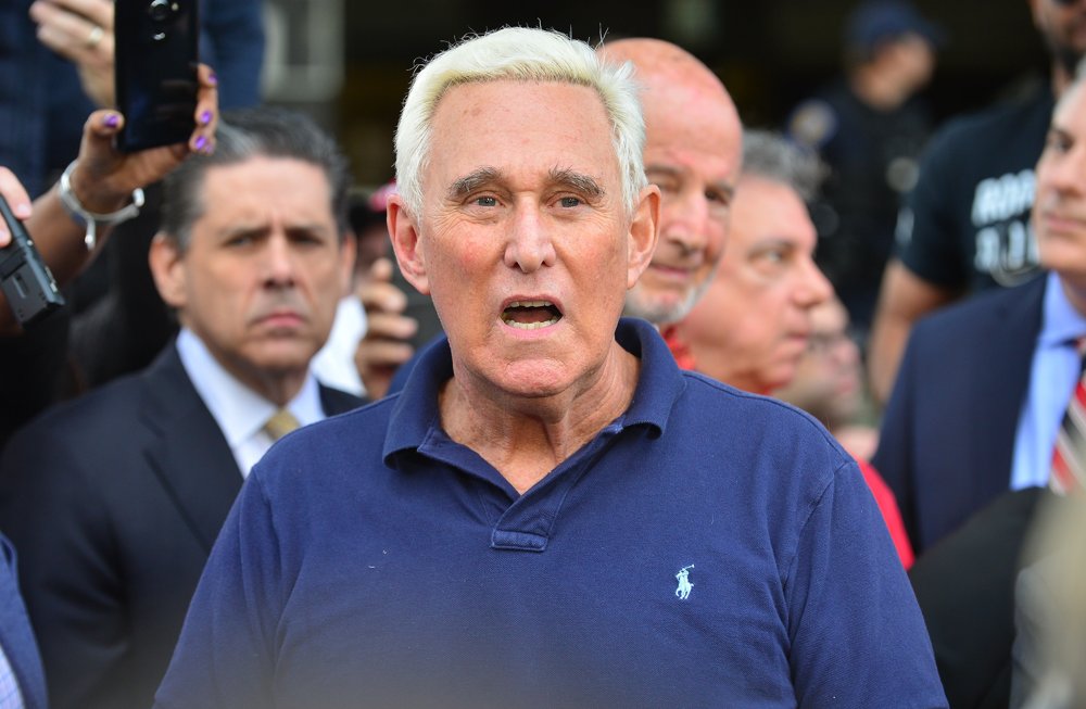 Roger Stone Leaving the Fort Lauderdale Federal Courthouse