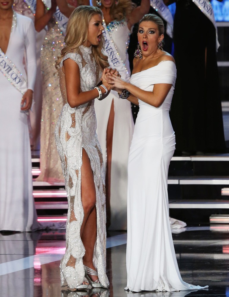 Ali Rogers;Mallory Hagan;<br>2013 Miss America Final Competition