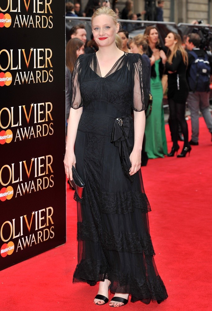 Romola Garai;<br>The Olivier Awards 2013 - Arrivals