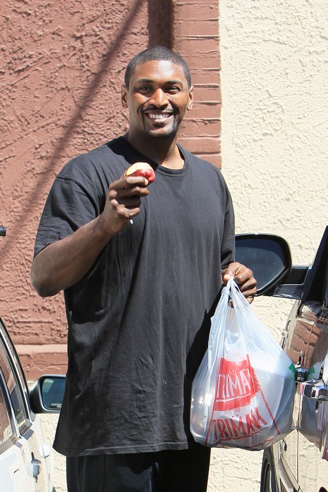 Ron Artest;<br>Dancing with the Stars Celebrities Outside The Dance Rehearsal Studios