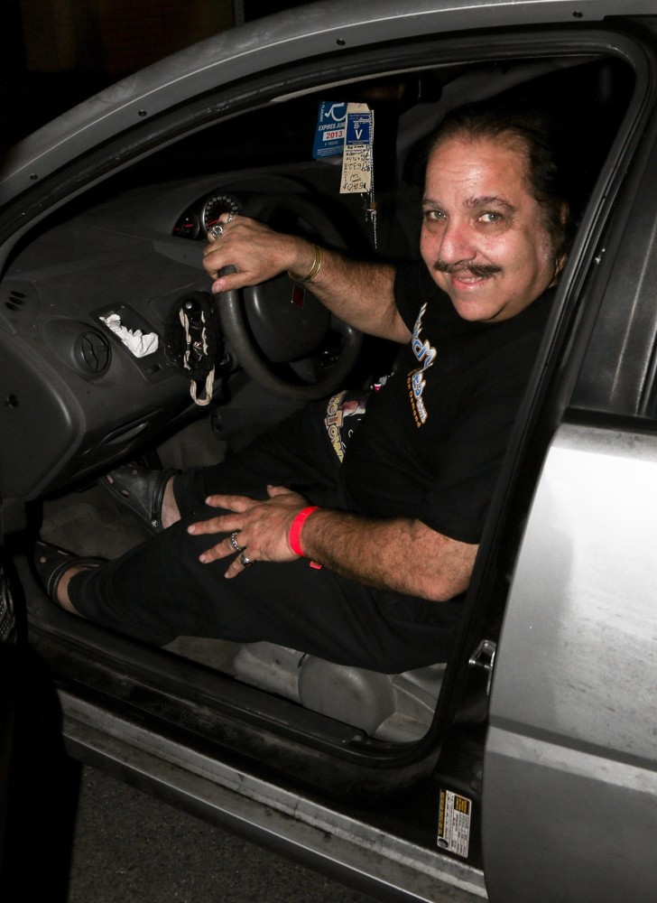 Ron Jeremy;<br>Ron Jeremy Smiles for The Camera Before Driving Off