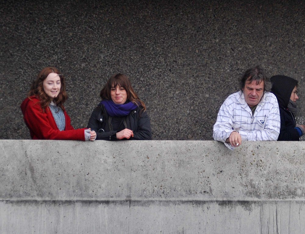 Saoirse Ronan;Neil Jordan;<br>Gemma Arterton and Saoirse Ronan During A Break from Filming Byzantium