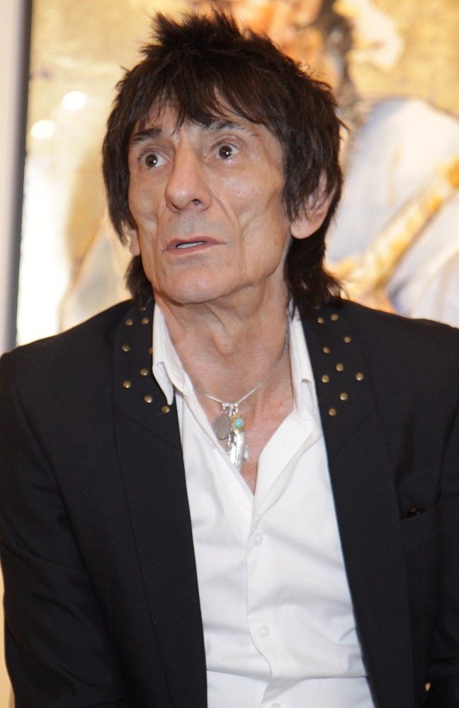 Ronnie Wood;<br>Ronnie Wood Presents His Paintings at His Faces, Time and Places Exhibit