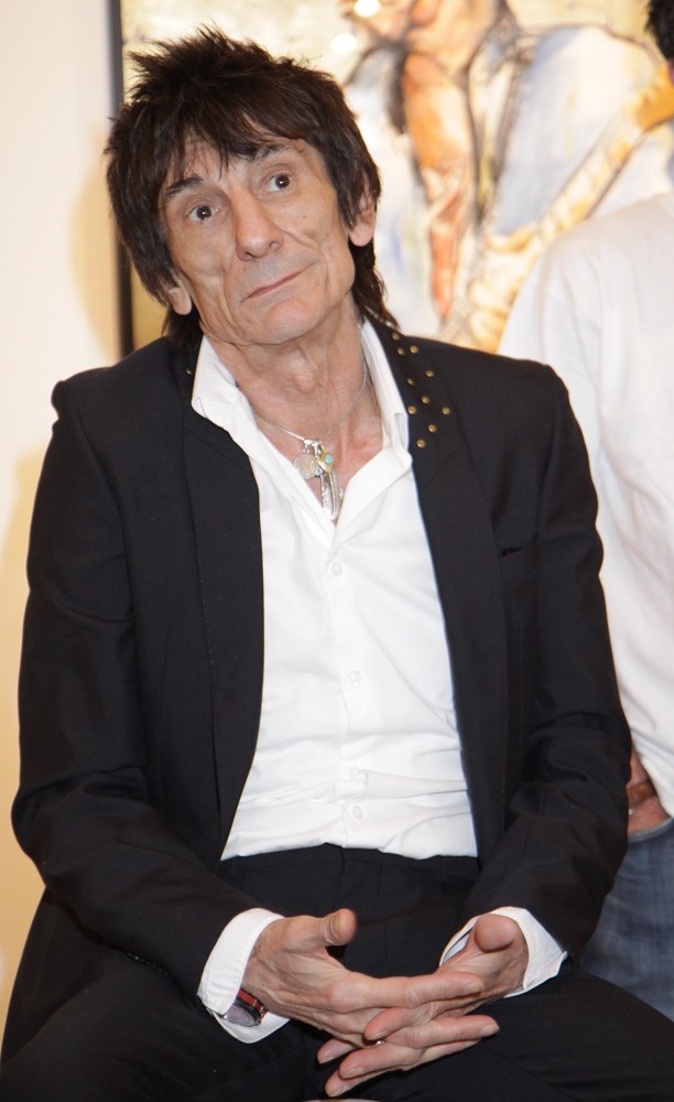 Ronnie Wood;<br>Ronnie Wood Presents His Paintings at His Faces, Time and Places Exhibit