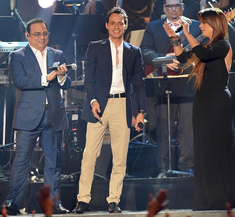 Gilberto Santa Rosa;Marc Anthony;Olga Tanon;<br>Billboard Latin Music Awards 2012 - Show