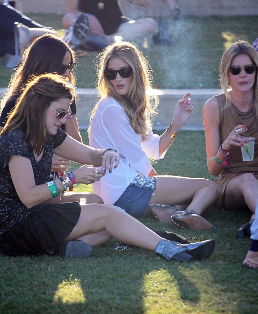 Rosie Huntington-Whiteley;<br>Celebrities at The 2012 Coachella Valley Music and Arts Festival - Week 2 Day 1