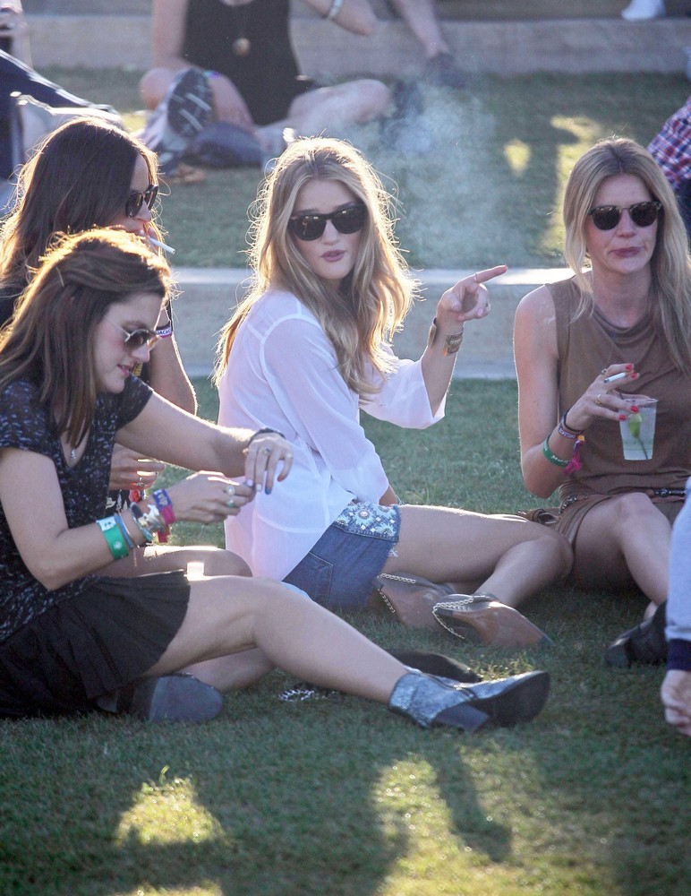 Rosie Huntington-Whiteley;<br>Celebrities at The 2012 Coachella Valley Music and Arts Festival - Week 2 Day 1