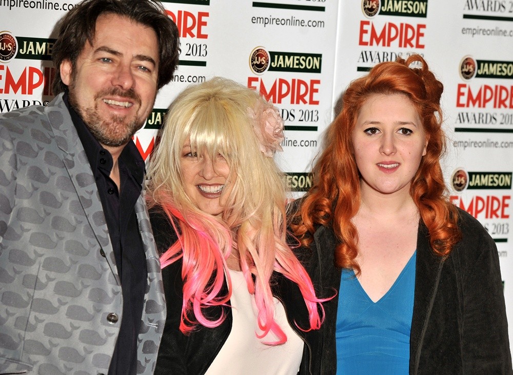 Jonathan Ross;Jane Goldman;Honey Kinney;<br>Jameson Empire Film Awards 2013 - Arrivals