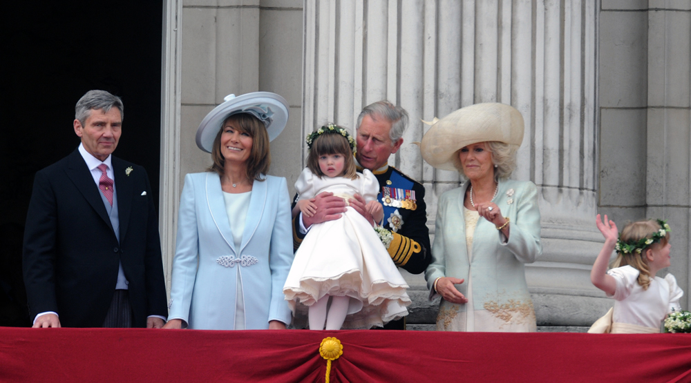 Michael Middleton;Carole Middleton;Prince Charles;Camilla Parker Bowles;<br>The Wedding of Prince William and Catherine Middleton