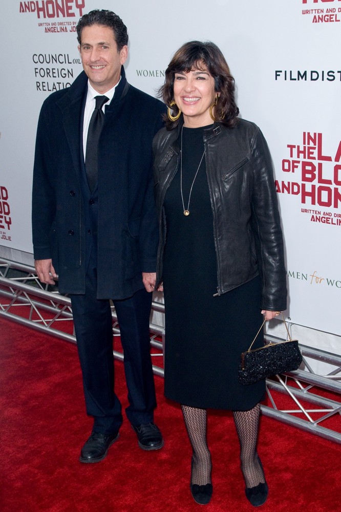 James Rubin;Christiane Amanpour;<br>Premiere of In the Land of Blood and Honey - Arrivals