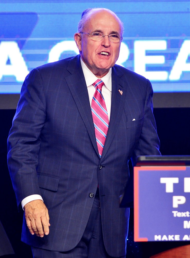 Rudy Giuliani;<br>Donald Trump for President Rally in Miami