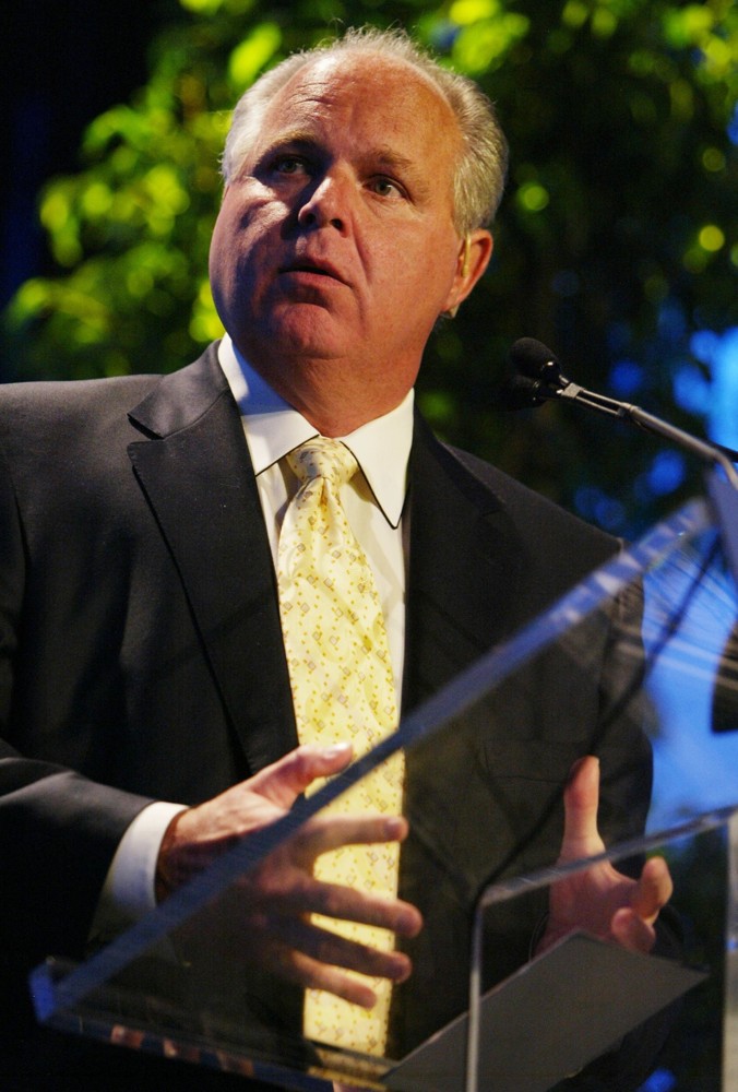 Rush Limbaugh;<br>Media Research Center held Its 20th Anniversary Gala featuring The DisHonor Awards