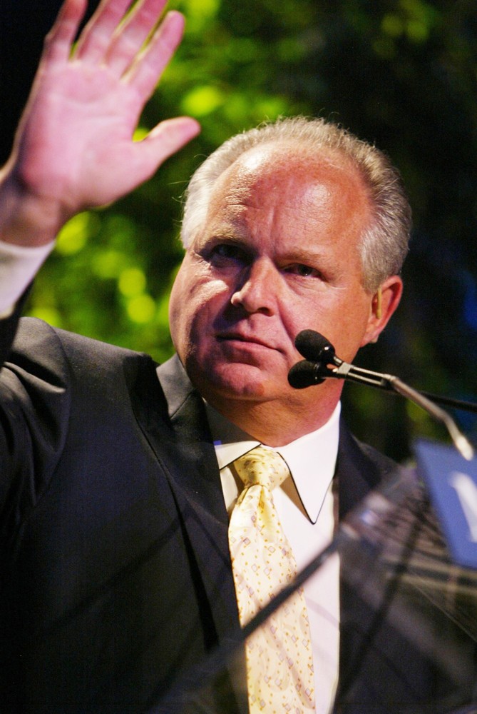Rush Limbaugh;<br>Media Research Center held Its 20th Anniversary Gala featuring The DisHonor Awards