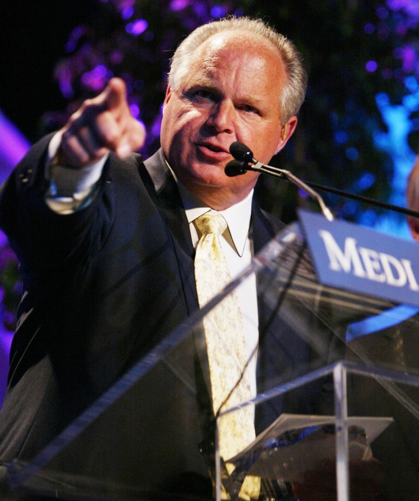Rush Limbaugh;<br>Media Research Center held Its 20th Anniversary Gala featuring The DisHonor Awards