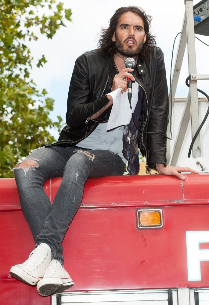 Russell Brand<br>Fire Brigades Union's Ring of Fire Anti Cuts Event