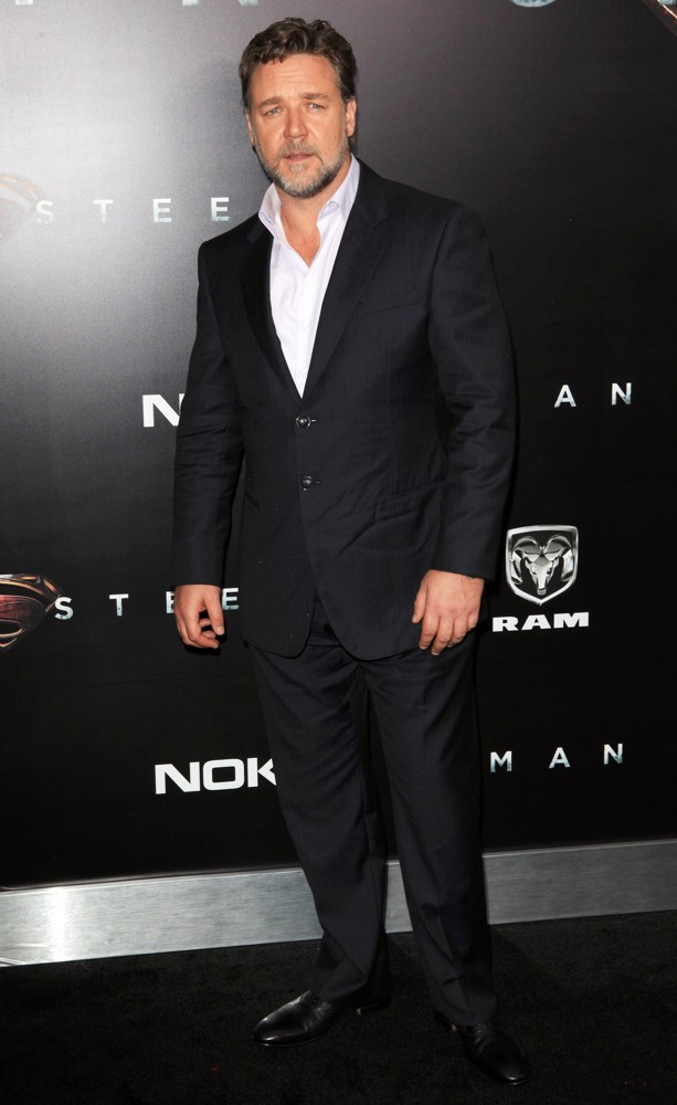 Russell Crowe;<br>World Premiere of Man of Steel - Arrivals