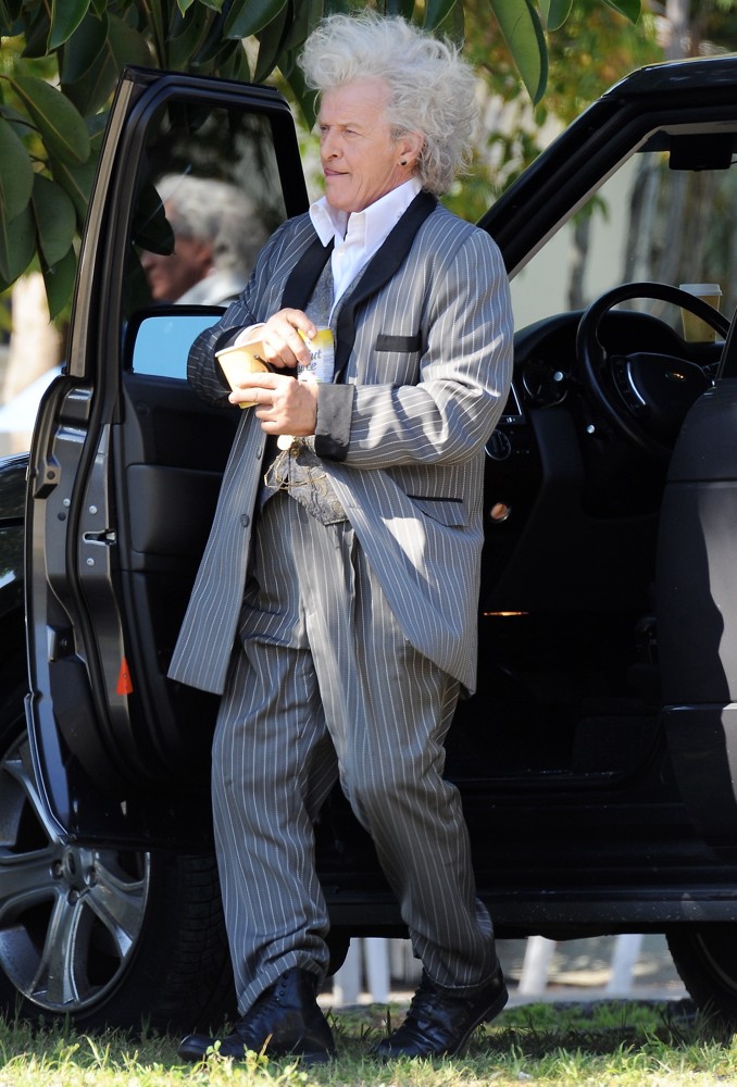 Rutger Hauer;<br>Actors on The Set of True Blood