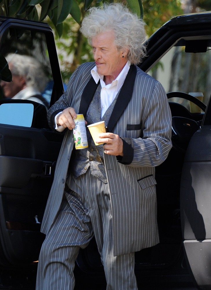 Rutger Hauer;<br>Actors on The Set of True Blood