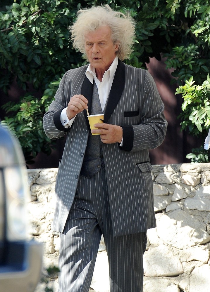 Rutger Hauer;<br>Actors on The Set of True Blood