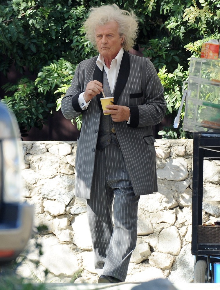 Rutger Hauer;<br>Actors on The Set of True Blood