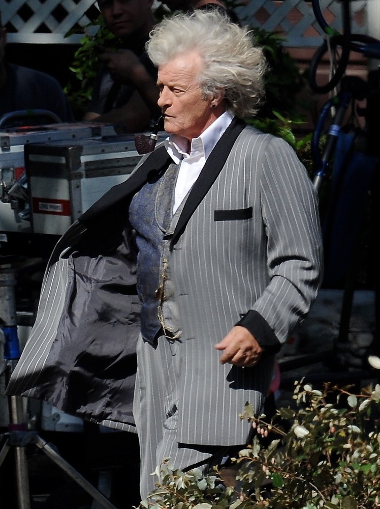 Rutger Hauer;<br>Actors on The Set of True Blood