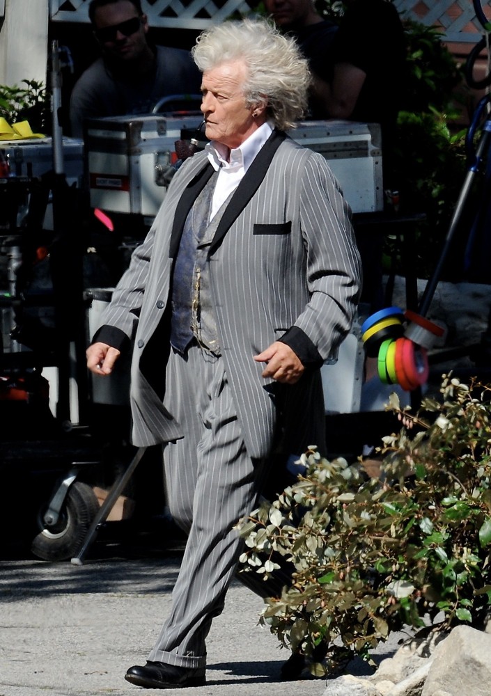 Rutger Hauer;<br>Actors on The Set of True Blood