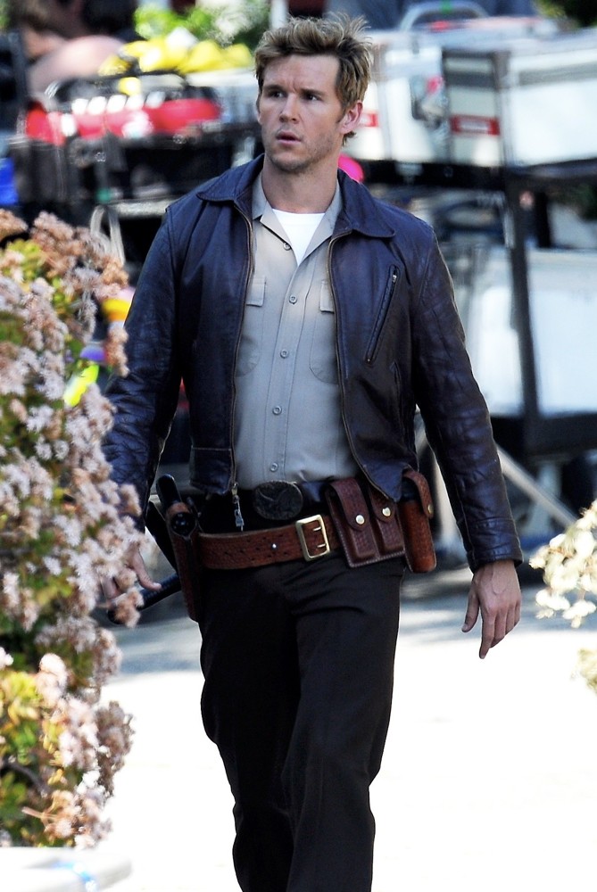 Ryan Kwanten;<br>Actors on The Set of True Blood