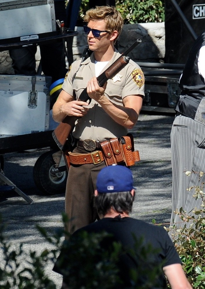 Ryan Kwanten;<br>Actors on The Set of True Blood