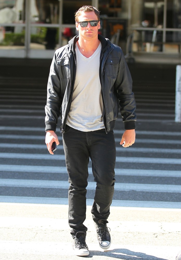 Ryan Lochte;<br>Ryan Lochte Arrives at Los Angeles International Airport