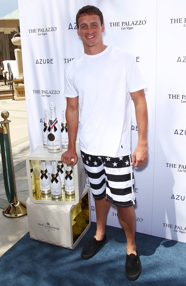 Ryan Lochte;<br>Ryan Lochte Celebrates His Olympic Success by Hosting A Day at Azure Pool