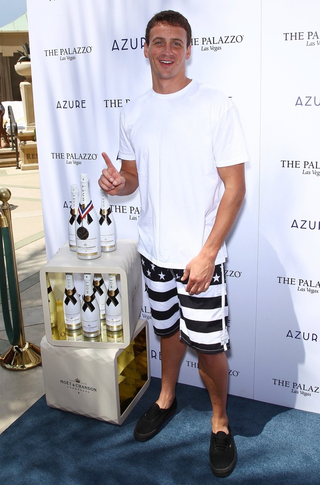Ryan Lochte;<br>Ryan Lochte Celebrates His Olympic Success by Hosting A Day at Azure Pool