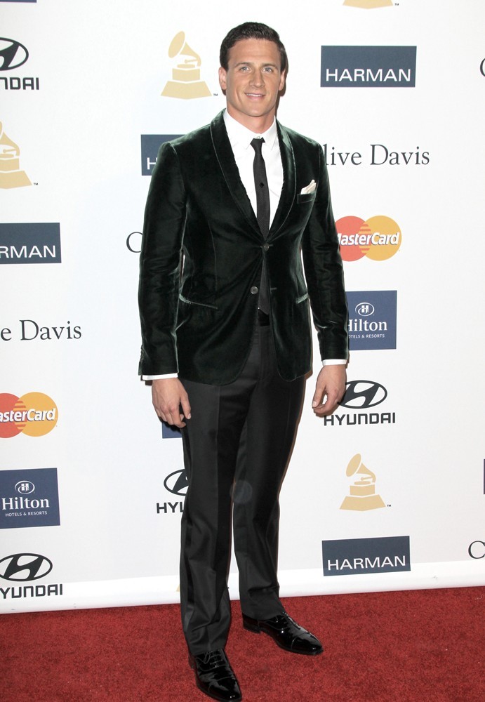 Ryan Lochte;<br>Clive Davis and The Recording Academy's 2013 Pre-Grammy Gala and Salute to Industry Icons