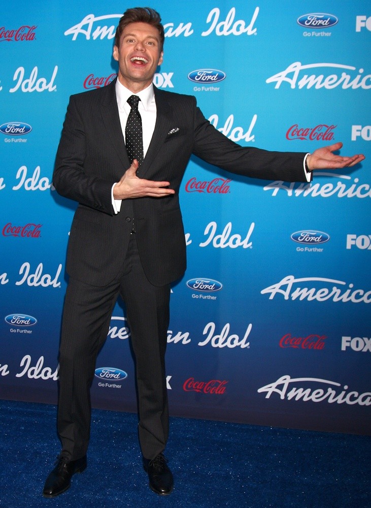 Ryan Seacrest;<br>FOX's American Idol Finalists Party