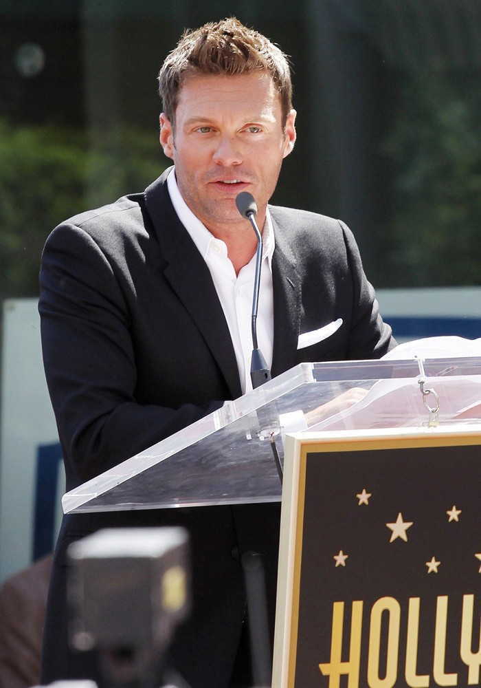 Ryan Seacrest;<br>Ellen DeGeneres Is Honored with A Star on The Hollywood Walk of Fame