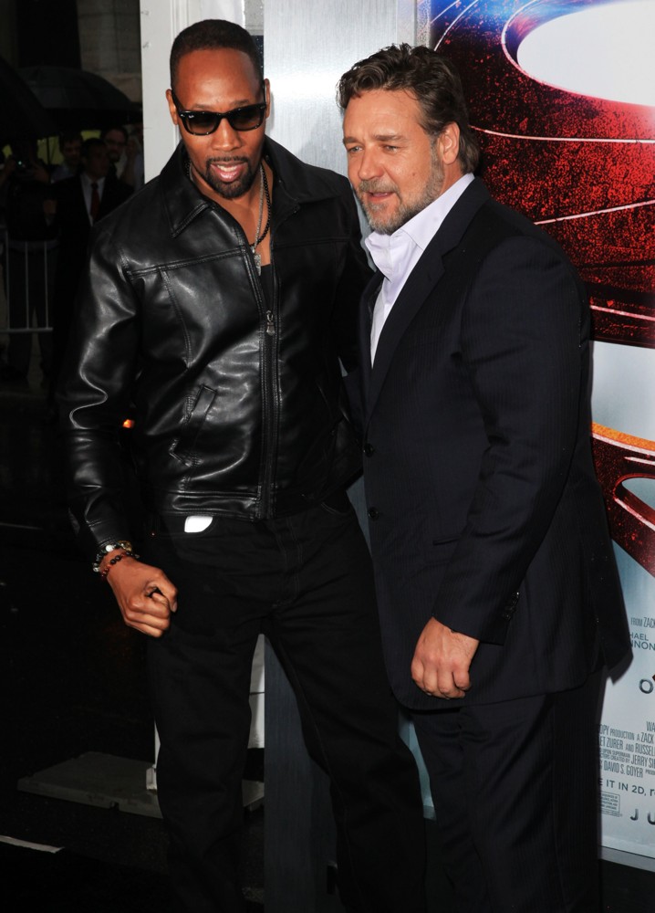 RZA;Russell Crowe;<br>World Premiere of Man of Steel - Arrivals