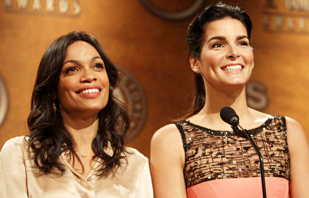 Rosario Dawson;Angie Harmon;<br>Nomination Announcement for The 2011 Screen Actor's Guild Awards
