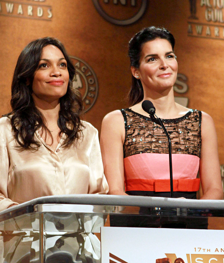 Rosario Dawson;Angie Harmon;<br>Nomination Announcement for The 2011 Screen Actor's Guild Awards