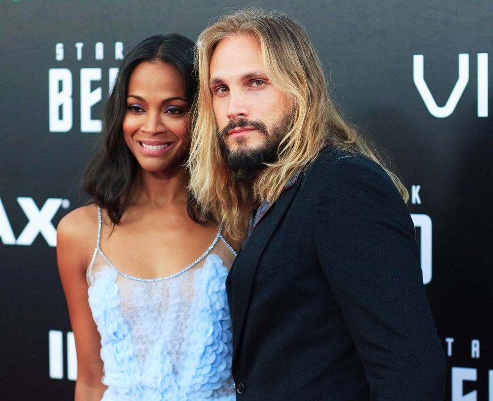 Zoe Saldana;Marco Perego;<br>World Premiere of Star Trek Beyond - Arrivals