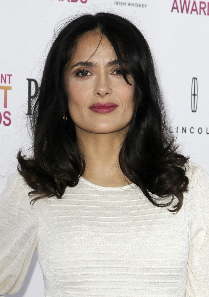 Salma Hayek;<br>2013 Film Independent Spirit Awards - Arrivals