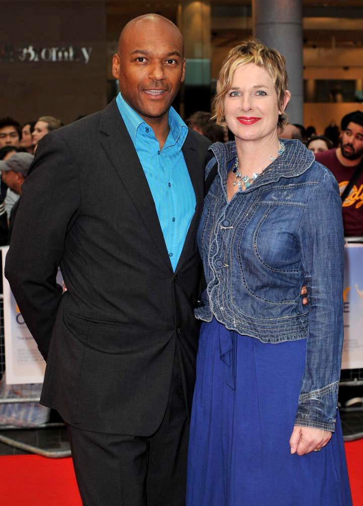 Colin Salmon;Fiona Hawthorne;<br>Larry Crowne UK Premiere - Arrivals