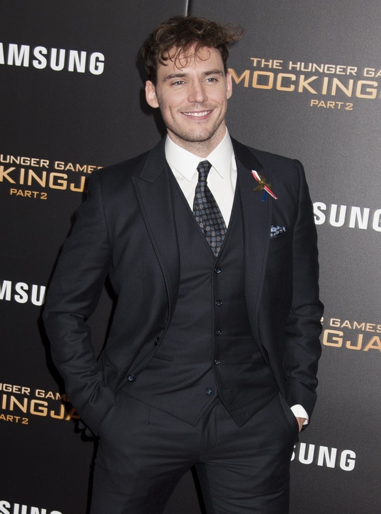 Sam Claflin;<br>The Hunger Games: Mockingjay, Part 2 New York Premiere