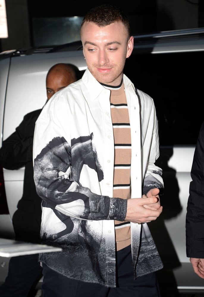 Sam Smith Arrives at BBC Radio 2
