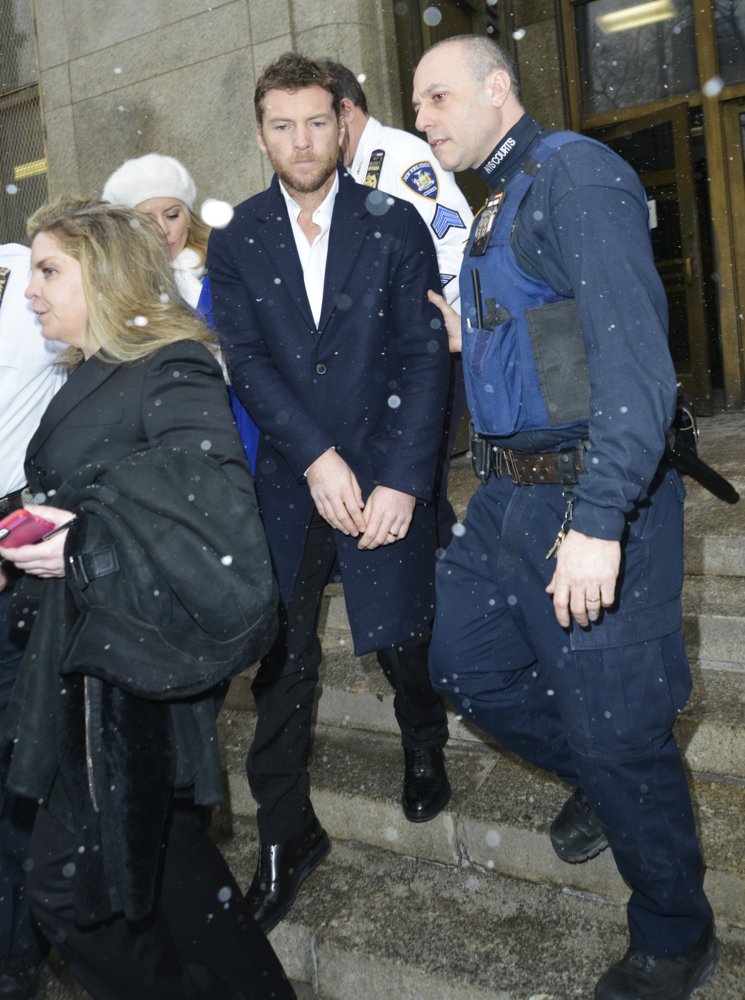 Sam Worthington;<br>Sam Worthington Leaving Manhattan Court