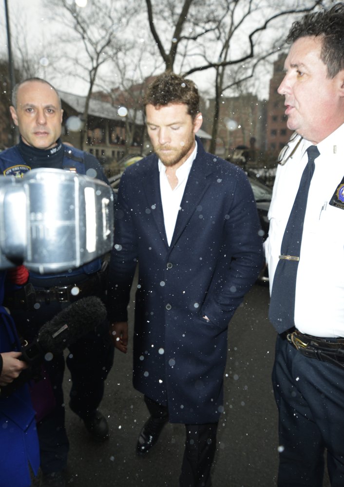 Sam Worthington;<br>Sam Worthington Leaving Manhattan Court