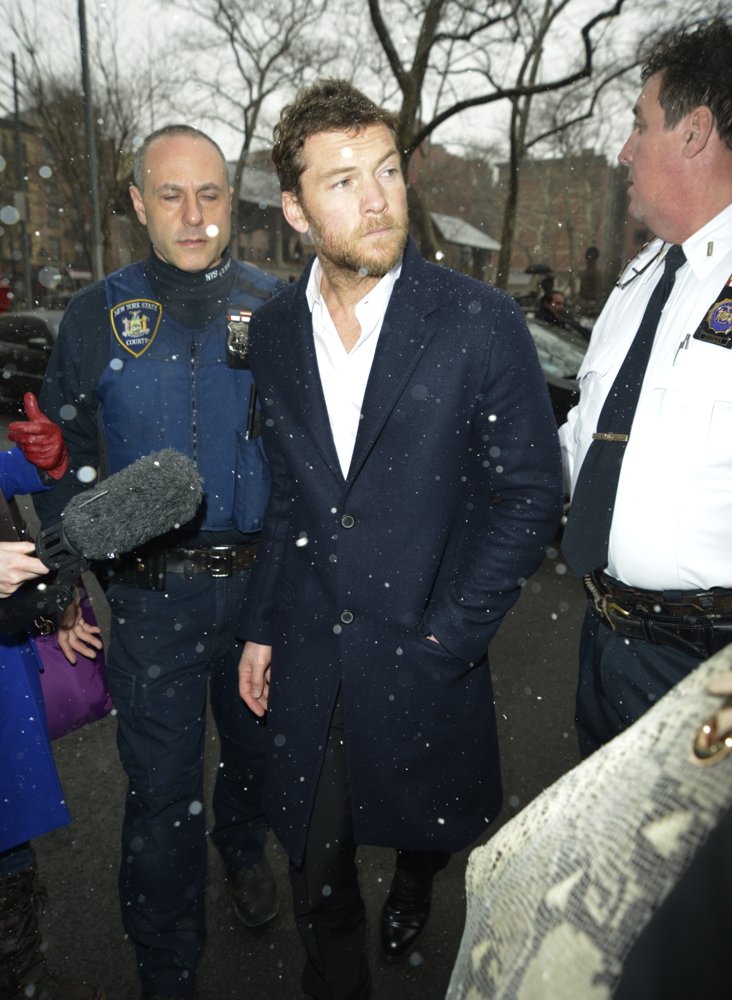 Sam Worthington;<br>Sam Worthington Leaving Manhattan Court