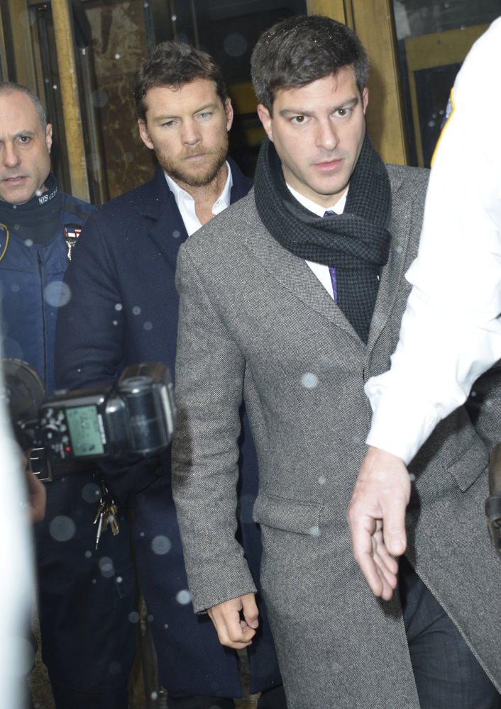 Sam Worthington;<br>Sam Worthington Leaving Manhattan Court