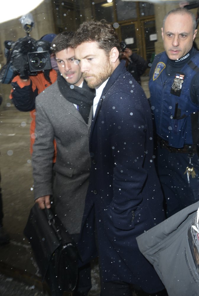 Sam Worthington;<br>Sam Worthington Leaving Manhattan Court